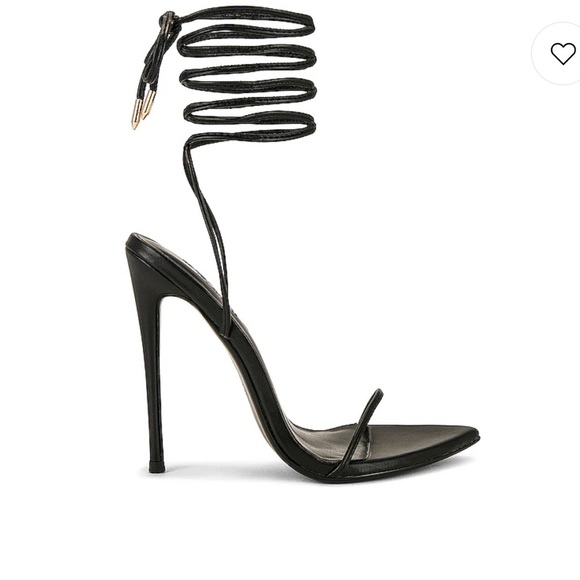 FEMME LA LUCE MINIMALE STRAPPY HEELS - Picture 2 of 13